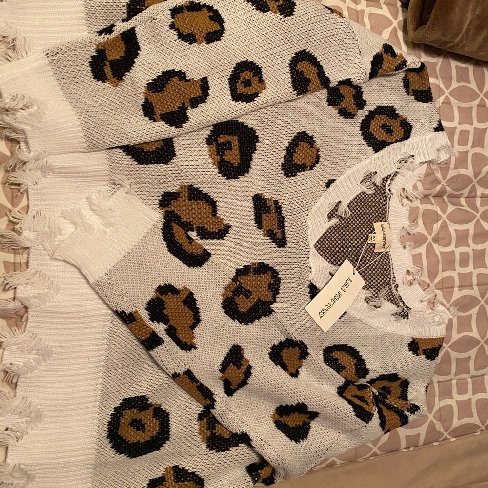Oversized Leopard Sweater